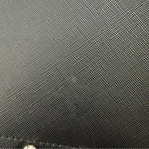 White House Black Market Floral Studded Wristlet Clutch Bag Black Pink Large - Picture 5 of 6